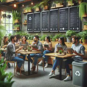 Impactul meniurilor digitale asupra sustenabilitatii – Explorarea modului in care meniurile digitale pot contribui la practici mai durabile in industria alimentara