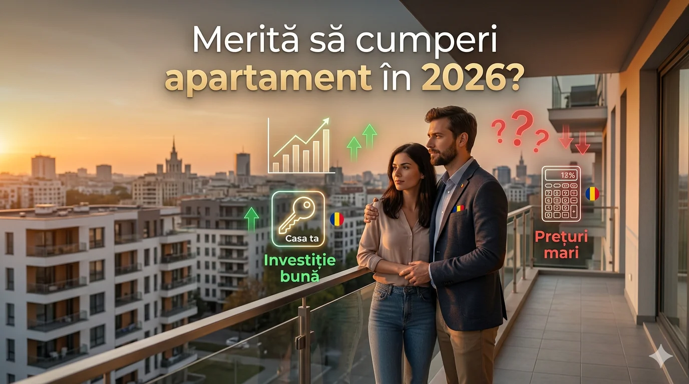 Merită să cumperi apartament în 2026 în România? Analiză realistă