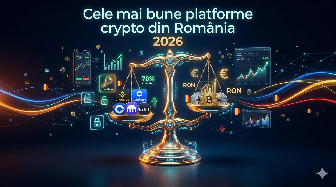 Cele mai bune platforme crypto din România în 2026 – Comparație completă