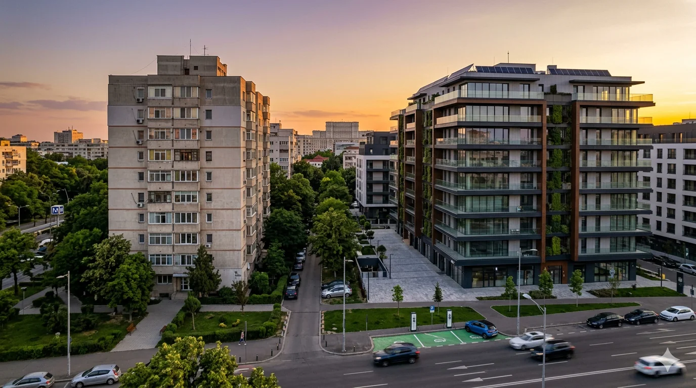 Apartament vechi vs. apartament nou
